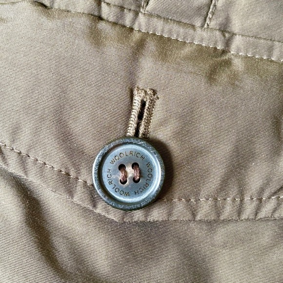 Woolrich John Rich & Bros "Arctic" Parka Khaki‎ Down Jacket – Size 6 – Hood Coat - Picture 11 of 14